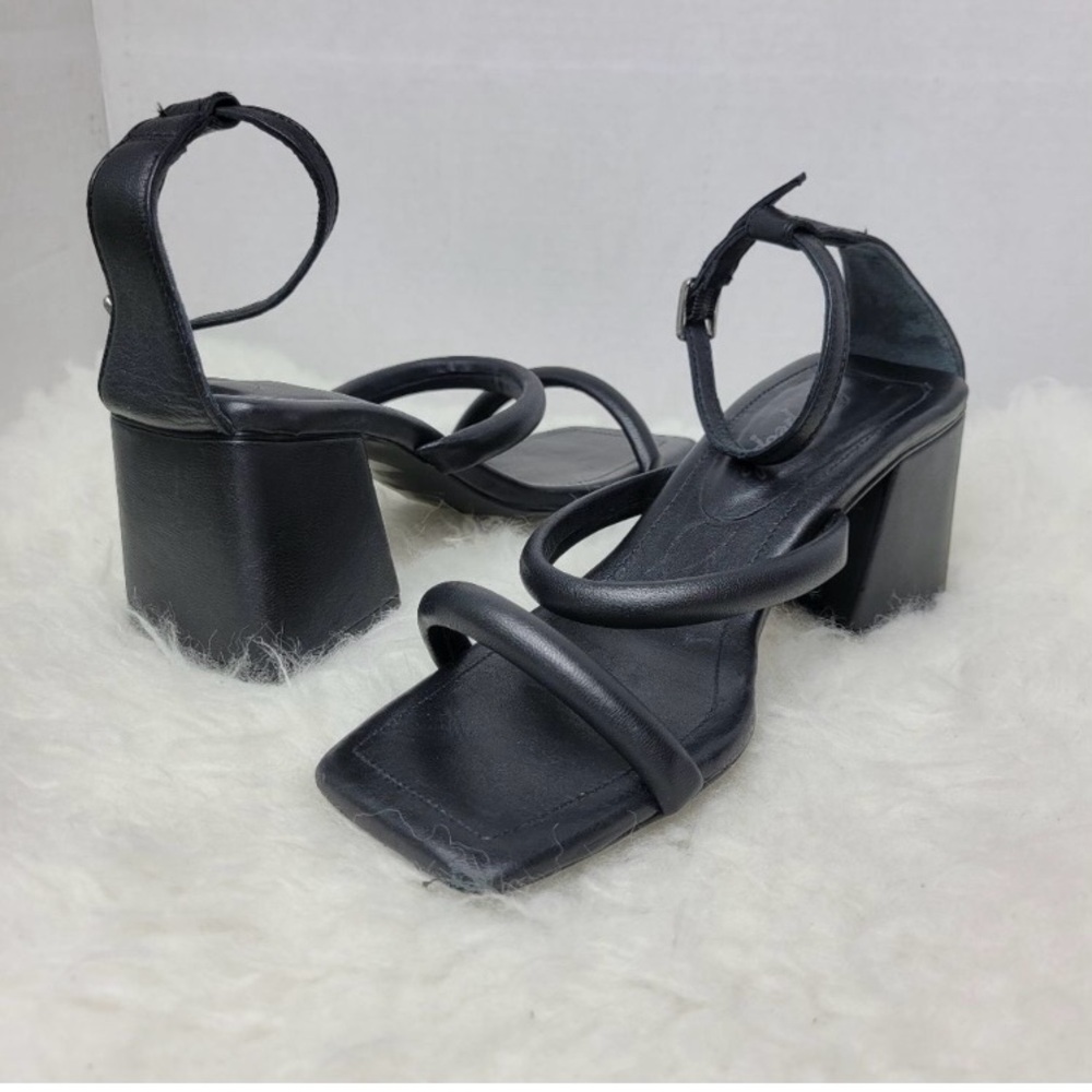 Free People Parker pillow square toe heels in black, BNIB size 6 - Picture 2 of 11